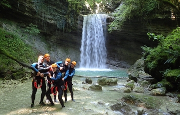 Canyoneering : Tréfond-Pernaz