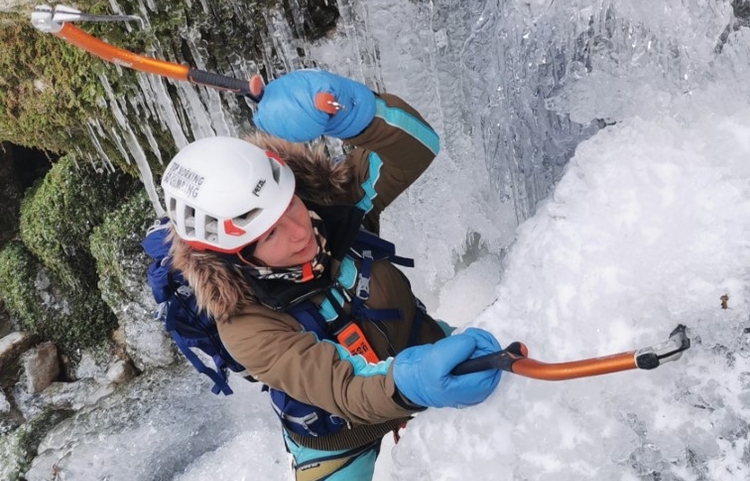 guides-bugey Icefall: Initiation Mountaineering