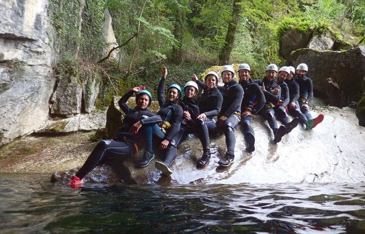 guides-bugey Sports Canyoning: Le Groin Canyoneering