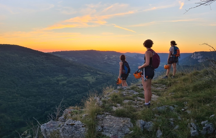 guides-bugey La Guinguette: Sunset Via Ferrata